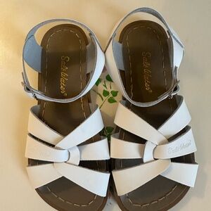 New Saltwater Original Kids White Sandals